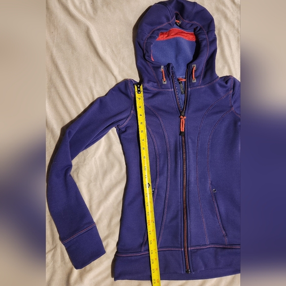 Kuhl Women's Deep Blue and Red Fleece-Lined Full-Zip Hoodie - Sz Small - Picture 4 of 7